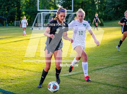 Thumbnail 2 in Pinecrest vs. Myers Park (1 of 2 - NCHSAA 4A Final - the game) photogallery.