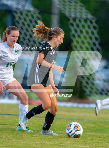 Thumbnail 2 in Pinecrest vs. Myers Park (1 of 2 - NCHSAA 4A Final - the game) photogallery.