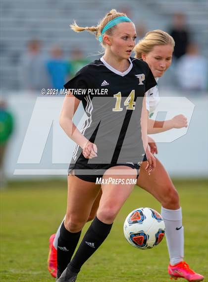 Thumbnail 3 in Pinecrest vs. Myers Park (1 of 2 - NCHSAA 4A Final - the game) photogallery.