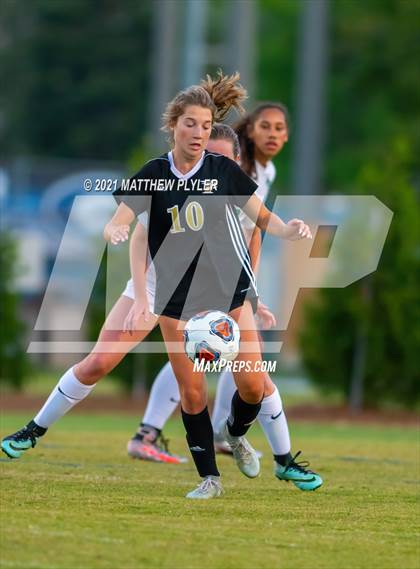 Thumbnail 3 in Pinecrest vs. Myers Park (1 of 2 - NCHSAA 4A Final - the game) photogallery.