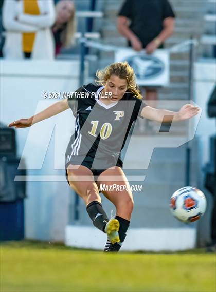 Thumbnail 2 in Pinecrest vs. Myers Park (1 of 2 - NCHSAA 4A Final - the game) photogallery.