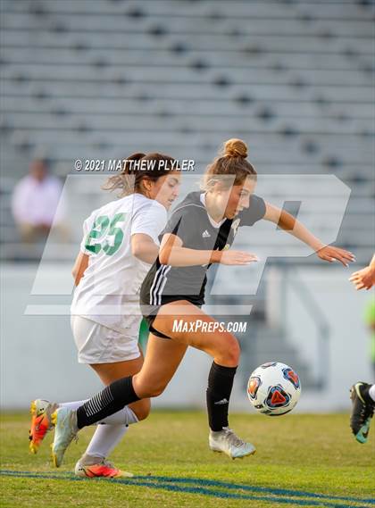 Thumbnail 3 in Pinecrest vs. Myers Park (1 of 2 - NCHSAA 4A Final - the game) photogallery.