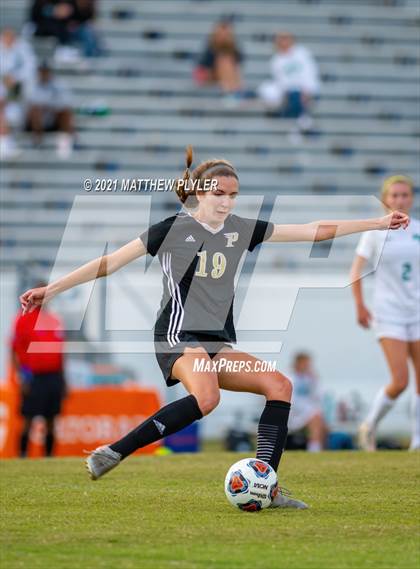 Thumbnail 3 in Pinecrest vs. Myers Park (1 of 2 - NCHSAA 4A Final - the game) photogallery.