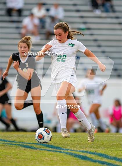 Thumbnail 2 in Pinecrest vs. Myers Park (1 of 2 - NCHSAA 4A Final - the game) photogallery.