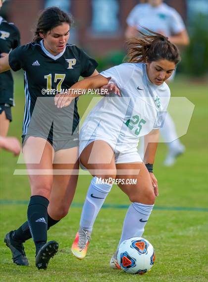 Thumbnail 2 in Pinecrest vs. Myers Park (1 of 2 - NCHSAA 4A Final - the game) photogallery.