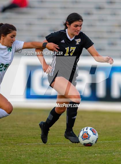 Thumbnail 3 in Pinecrest vs. Myers Park (1 of 2 - NCHSAA 4A Final - the game) photogallery.