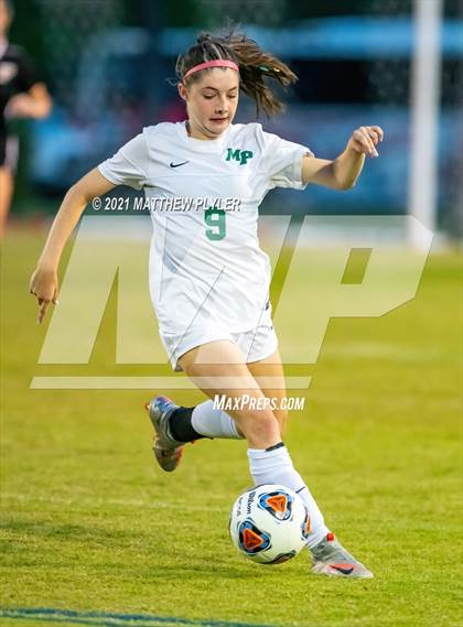 Thumbnail 2 in Pinecrest vs. Myers Park (1 of 2 - NCHSAA 4A Final - the game) photogallery.