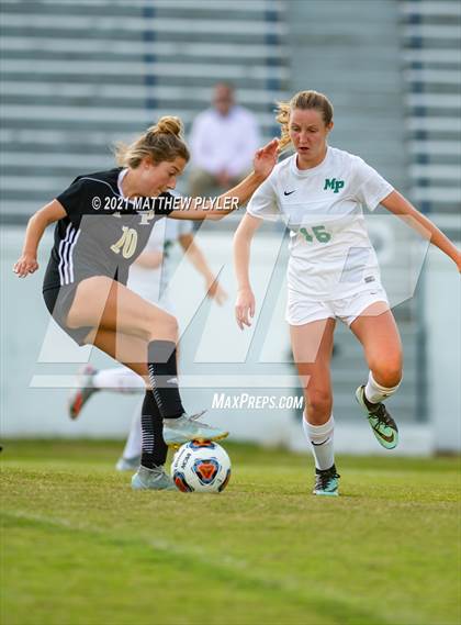 Thumbnail 3 in Pinecrest vs. Myers Park (1 of 2 - NCHSAA 4A Final - the game) photogallery.