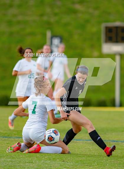Thumbnail 2 in Pinecrest vs. Myers Park (1 of 2 - NCHSAA 4A Final - the game) photogallery.