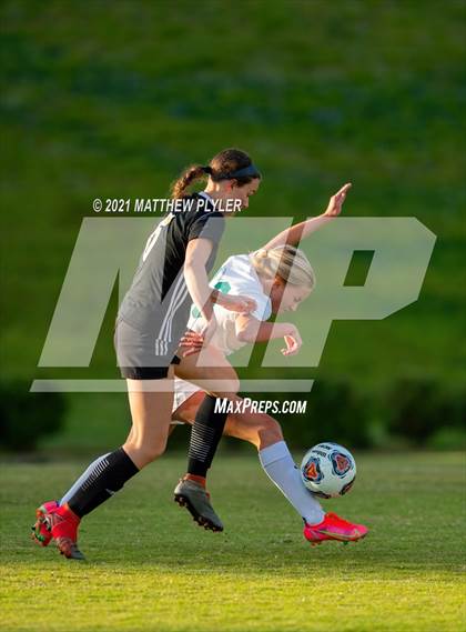 Thumbnail 2 in Pinecrest vs. Myers Park (1 of 2 - NCHSAA 4A Final - the game) photogallery.