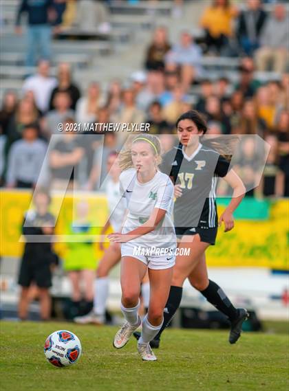 Thumbnail 2 in Pinecrest vs. Myers Park (1 of 2 - NCHSAA 4A Final - the game) photogallery.