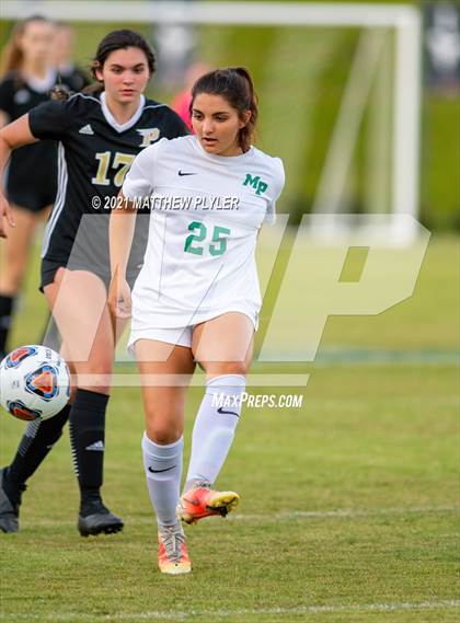 Thumbnail 3 in Pinecrest vs. Myers Park (1 of 2 - NCHSAA 4A Final - the game) photogallery.