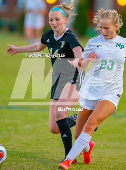 Thumbnail 3 in Pinecrest vs. Myers Park (1 of 2 - NCHSAA 4A Final - the game) photogallery.