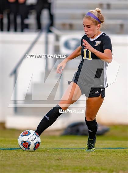 Thumbnail 3 in Pinecrest vs. Myers Park (1 of 2 - NCHSAA 4A Final - the game) photogallery.