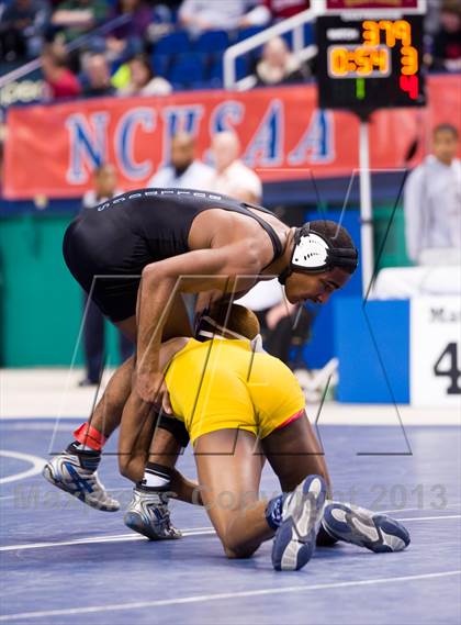 Thumbnail 1 in NCHSAA State 3A Boys Wrestling Championships (Finals) photogallery.