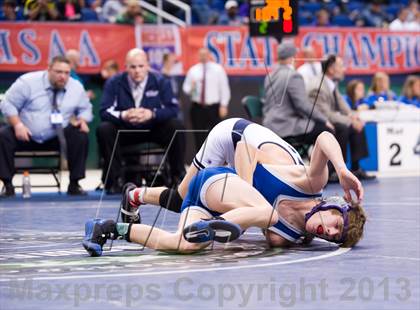 Thumbnail 3 in NCHSAA State 3A Boys Wrestling Championships (Finals) photogallery.