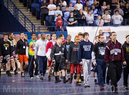 Thumbnail 1 in NCHSAA State 3A Boys Wrestling Championships (Finals) photogallery.