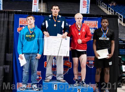 Thumbnail 3 in NCHSAA State 3A Boys Wrestling Championships (Finals) photogallery.