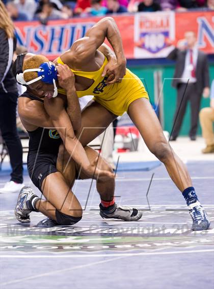 Thumbnail 3 in NCHSAA State 3A Boys Wrestling Championships (Finals) photogallery.