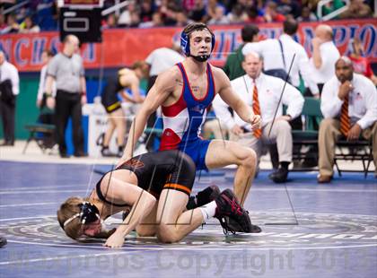 Thumbnail 1 in NCHSAA State 3A Boys Wrestling Championships (Finals) photogallery.