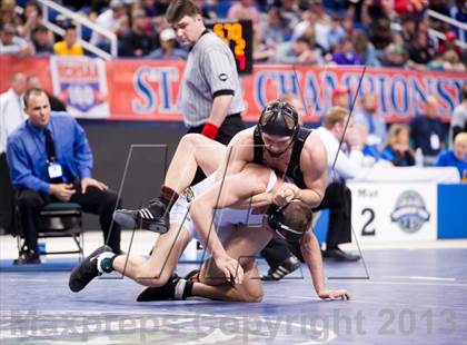 Thumbnail 2 in NCHSAA State 3A Boys Wrestling Championships (Finals) photogallery.
