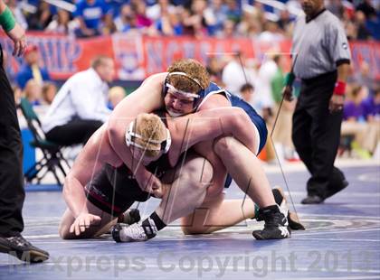 Thumbnail 1 in NCHSAA State 3A Boys Wrestling Championships (Finals) photogallery.