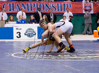 Thumbnail 2 in NCHSAA State 3A Boys Wrestling Championships (Finals) photogallery.