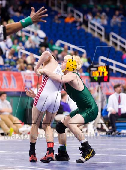 Thumbnail 1 in NCHSAA State 3A Boys Wrestling Championships (Finals) photogallery.