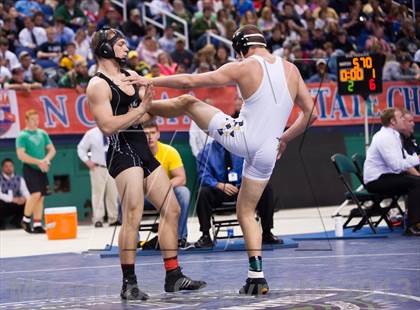 Thumbnail 1 in NCHSAA State 3A Boys Wrestling Championships (Finals) photogallery.