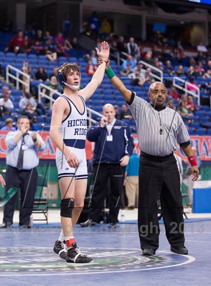 Thumbnail 2 in NCHSAA State 3A Boys Wrestling Championships (Finals) photogallery.