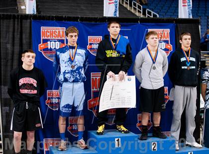 Thumbnail 2 in NCHSAA State 3A Boys Wrestling Championships (Finals) photogallery.