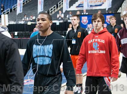 Thumbnail 1 in NCHSAA State 3A Boys Wrestling Championships (Finals) photogallery.