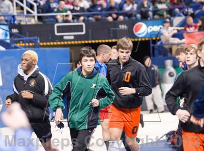 Thumbnail 2 in NCHSAA State 3A Boys Wrestling Championships (Finals) photogallery.