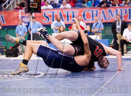 Thumbnail 3 in NCHSAA State 3A Boys Wrestling Championships (Finals) photogallery.