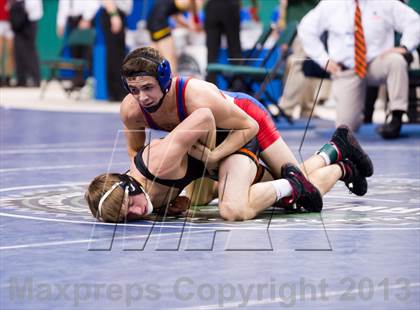 Thumbnail 3 in NCHSAA State 3A Boys Wrestling Championships (Finals) photogallery.