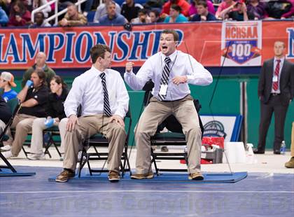 Thumbnail 1 in NCHSAA State 3A Boys Wrestling Championships (Finals) photogallery.