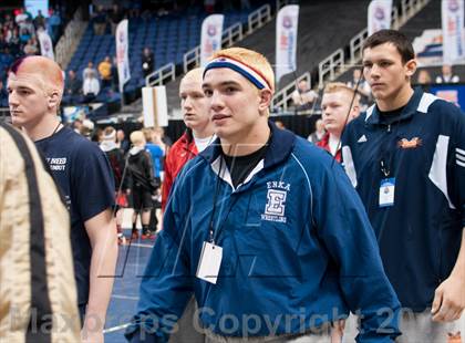 Thumbnail 3 in NCHSAA State 3A Boys Wrestling Championships (Finals) photogallery.