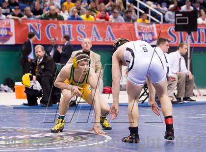 Thumbnail 1 in NCHSAA State 3A Boys Wrestling Championships (Finals) photogallery.