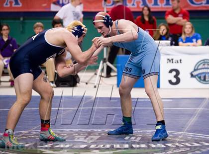 Thumbnail 1 in NCHSAA State 3A Boys Wrestling Championships (Finals) photogallery.