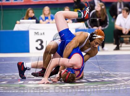 Thumbnail 2 in NCHSAA State 3A Boys Wrestling Championships (Finals) photogallery.
