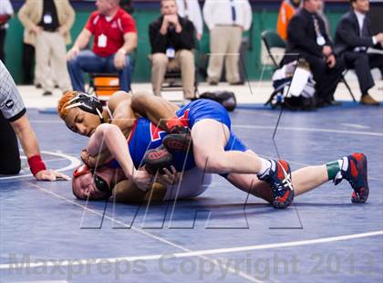 Thumbnail 2 in NCHSAA State 3A Boys Wrestling Championships (Finals) photogallery.