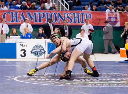 Thumbnail 3 in NCHSAA State 3A Boys Wrestling Championships (Finals) photogallery.