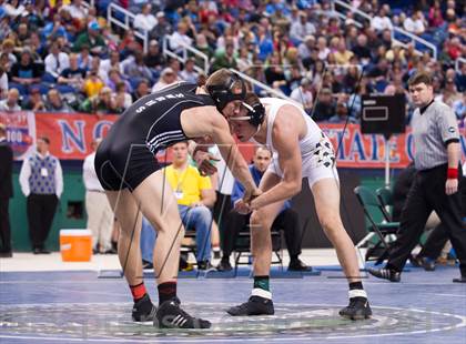 Thumbnail 3 in NCHSAA State 3A Boys Wrestling Championships (Finals) photogallery.
