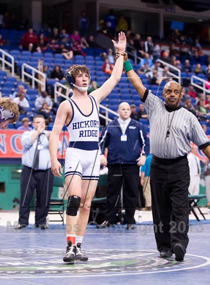 Thumbnail 1 in NCHSAA State 3A Boys Wrestling Championships (Finals) photogallery.
