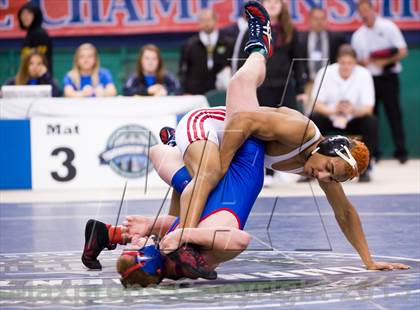 Thumbnail 1 in NCHSAA State 3A Boys Wrestling Championships (Finals) photogallery.