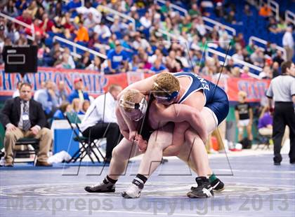 Thumbnail 2 in NCHSAA State 3A Boys Wrestling Championships (Finals) photogallery.