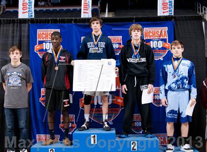 Thumbnail 1 in NCHSAA State 3A Boys Wrestling Championships (Finals) photogallery.