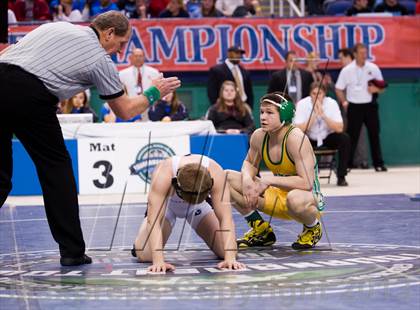 Thumbnail 3 in NCHSAA State 3A Boys Wrestling Championships (Finals) photogallery.