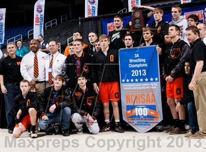 Thumbnail 3 in NCHSAA State 3A Boys Wrestling Championships (Finals) photogallery.