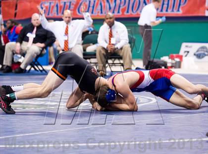 Thumbnail 2 in NCHSAA State 3A Boys Wrestling Championships (Finals) photogallery.